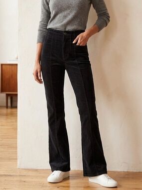We The Free Black Corduroy High-Waist Pants